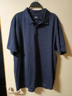UNIQLO ドライEXポロシャツサイズ3XLネイビー品番341-456777