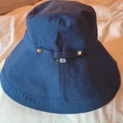 ネイビー アウトドアハット 調整可能