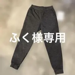 グレー ジョガーパンツ ウエストゴム　UNIQLO