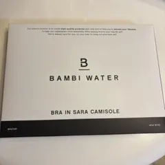 BAMBI WATER ブラインサラキャミソール⭐︎ブラックM