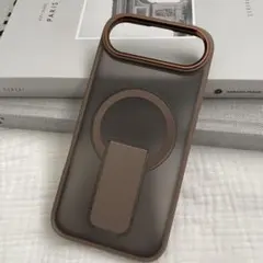 マグセーフ対応ケース/iPhone17Air【ブラウン】
