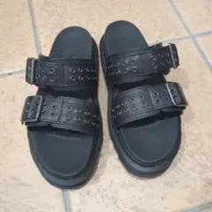 Dr. Martens MYLES 厚底　ドクターマーチン　サンダル　ブラックのサムネイル