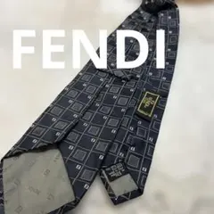 FENDI 幾何学模様 ネクタイ