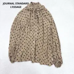 【タグ付き新品】2025★ジャーナルスタンダードレサージュ ブラウス ボウタイ シアーボウタイブラウス（シャツ／ブラウス）｜JOURNAL STANDARD L