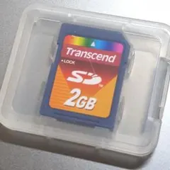 Transcend SDカード 2GB ほぼ新品未使用