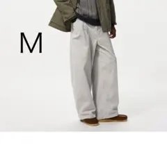 ユニクロ JWA コーデュロイワークパンツ グレー　M