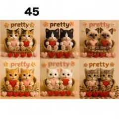 新柄‼️猫柄【45】パネル生地