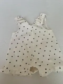 コトリ　ハート柄ロンパース