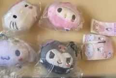 サンリオ　リンリン鈴ぬいぐるみ キーホルダー 4点まとめ売り