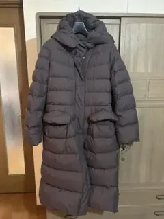 ジルサンダーコラボ　ULTRA LIGHT DOWN フード付きロングコート