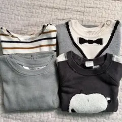 80サイズ トップス 4枚セット