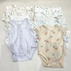 ベビー肌着 10枚セット 60 半袖 メッシュ ユニクロ まとめ売り 夏用