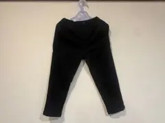 コムサイズム 黒のゴムウエスト長ズボン 100センチ