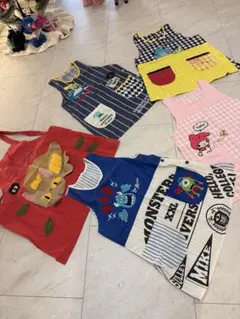 保育士エプロン まとめ売り ジブリ/マイメロ/モンスターズインク等　トトロ