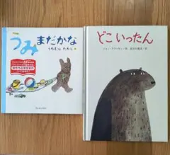 絵本2冊セット＊どこいったん＊うみまだかな
