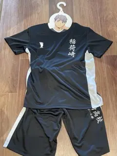 【一部新品未使用】ハイキュー!! 稲荷崎高校（ユニフォーム上下セット）黒、赤