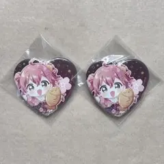 さくらみこ 鳴門鯛焼本舗 第四弾 ハート缶バッジ ミニキャラ