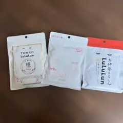 LuLuLun 地域限定 フェイスマスク 3種セット　出雲、伊勢、東京