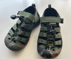 試着のみ美品⭐︎KEEN⭐︎NEWPORT H2⭐︎16cm 迷彩 カモフラージュ