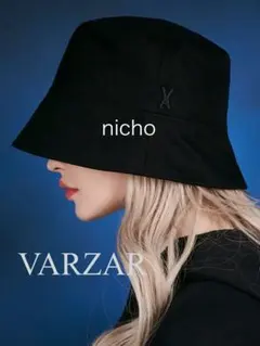 VARZAR 黒 バケットハット