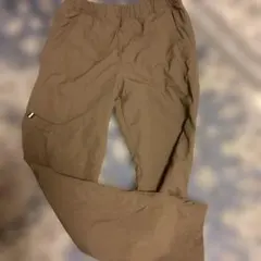 UNIQLO 暖かいキッズ XL ブラウン カーゴパンツ