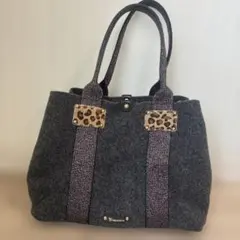 トプカピ TOPKAPI イタリアンフェルト ラメテープコンビ トートバッグのサムネイル