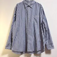 UNIQLO エクストラファインコットンブロードストライプシャツ 4XL