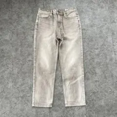 極美品【アッパーハイツ】（24）テーパードデニム ザナインティ ーズ セピア