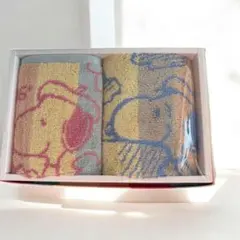 断捨離☆非売品☆スヌーピータオルセット ギフトボックス入り