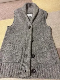 手編みベスト