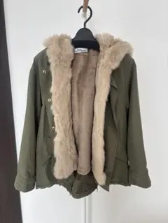 ラビットファー裏地 モッズコート※ライナー取り外し可