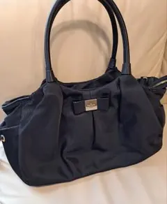Kate spade 　マザーズバック　トートバック　　黒　旅行　肩掛け可能