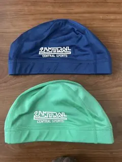 セントラル水泳帽　ネイビー グリーン Lサイズ