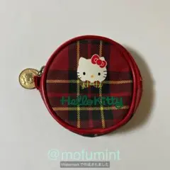 ハローキティ コインケース ポーチ チェック サンリオ 1994年 当時物