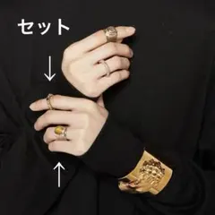 Y's PINK S.V.B RING セット ゴールド 指輪 リングのサムネイル