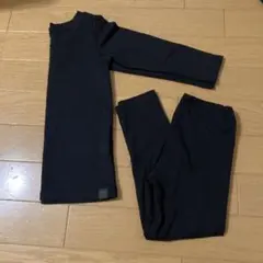[値下げ]黒の長袖シャツとレギンスセット