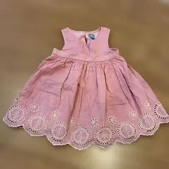 babyGap ピンク刺繍ワンピース 90cm