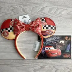 カリフォルニアディズニー　カーズランド　カチューシャ&ポストカード