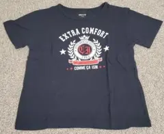 COMME CA ISM ネイビー Tシャツ 120A