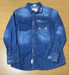 ZARA BOYS デニム長袖シャツ