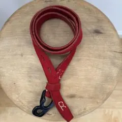 45R 赤いスエードベルト