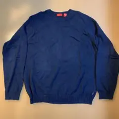 IZOD ネイビー コットンセーター