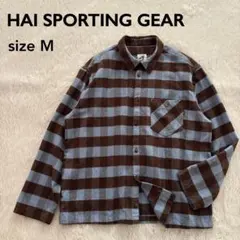 HAI SPORTING GEAR イッセイミヤケ フランネル　チェックシャツ