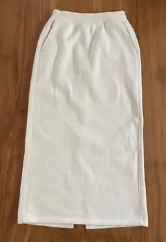 GU ヘビーウェイトスウェットナロースカートナチュラル М