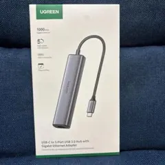 UGREEN USB-C 3ポートUSB 3.0イーサネットアダプター