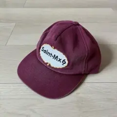 saint mxxxxxx セントマイケル ニットキャップ赤 - メルカリ