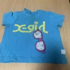 X-girl 半袖 Tシャツ ブルー　12Mのサムネイル