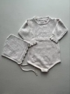 ululu 60.70㎝ニットロンパース