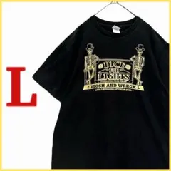 【DICE FOR LIGHTS】 半袖 Tシャツ バンド カジュアル スカル