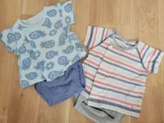 コンビミニ　combi mini　ロンパース　半袖　男の子　2枚セット